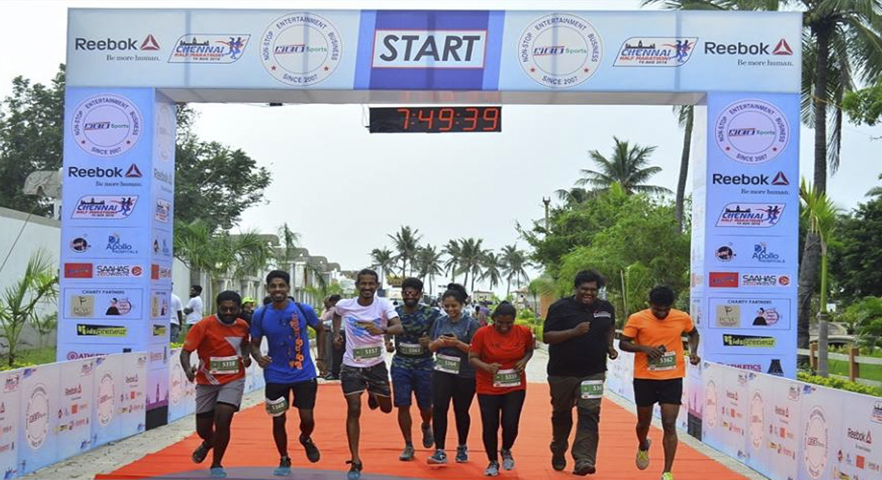 Chennai Half Marathon 2024 Image to u